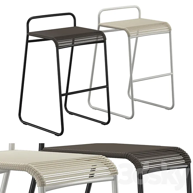 HARP 350 barstool 3ds Max