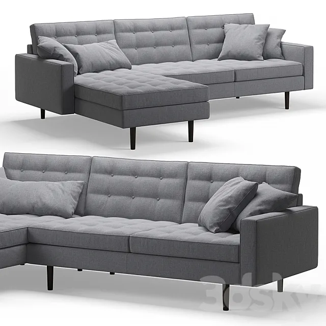 Harper Corner Sofa 3DS Max Model