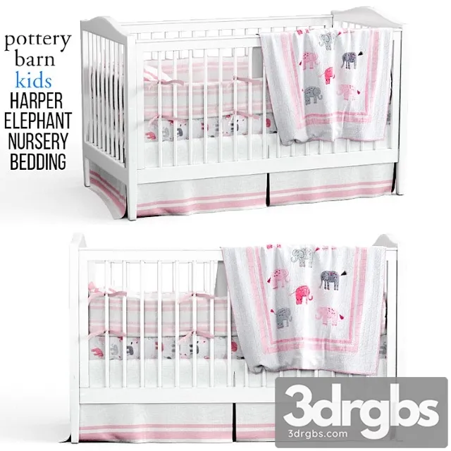 Harper Elephant Nursery Bedding 3dsmax Download