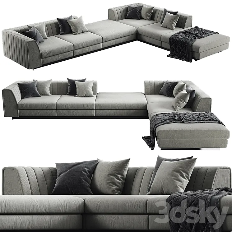Harry modular sofa 3DS Max Model
