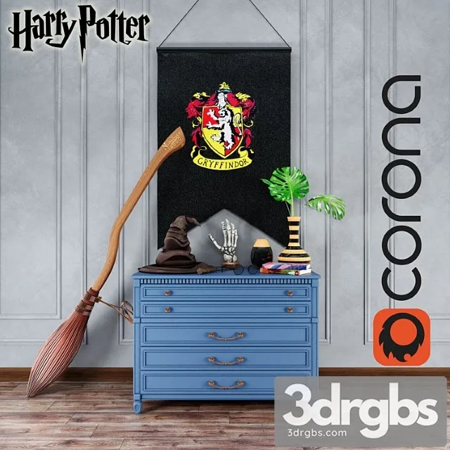 Harry potter set 3dsmax Download