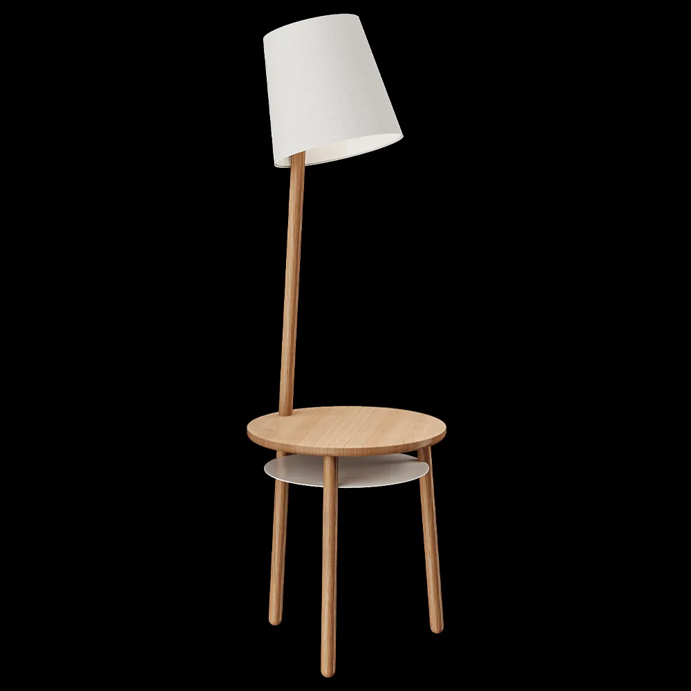 Hartô – Bedside table/lamp Josette 3ds Max