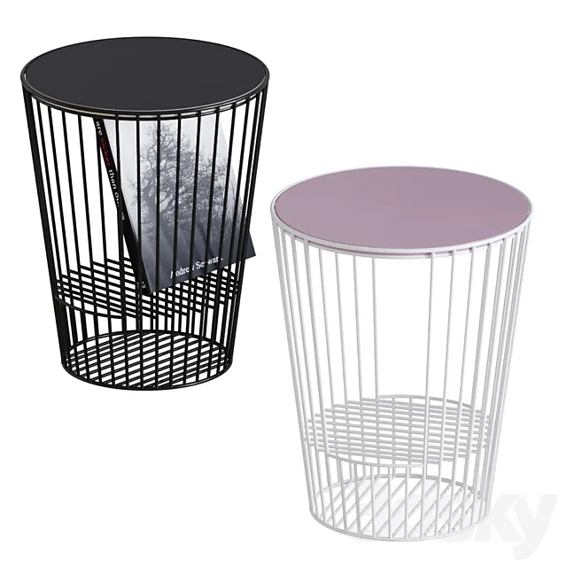 Harto – Ernestin Table and Magazine Holder 3ds Max