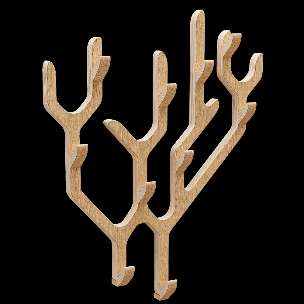 Hartô – Wall-mounted coat rack Ambroise Mural 3ds Max