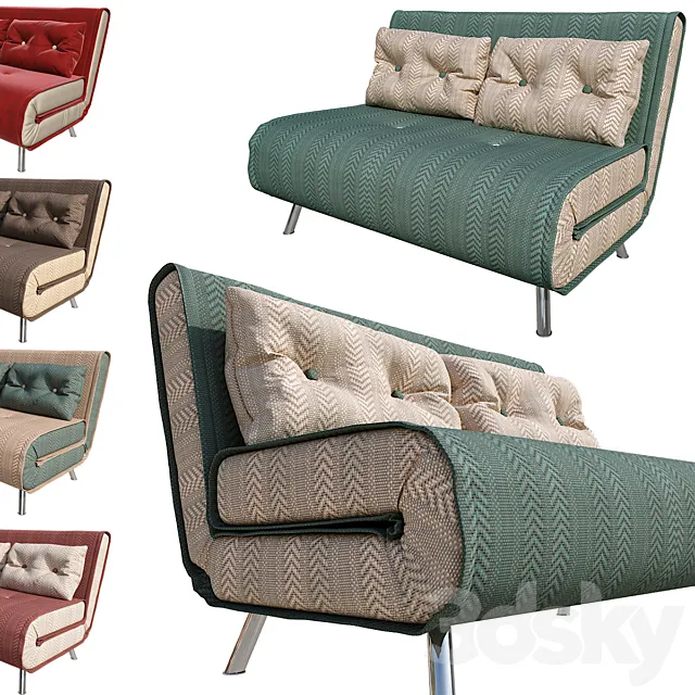Haru sofabed 3ds Max