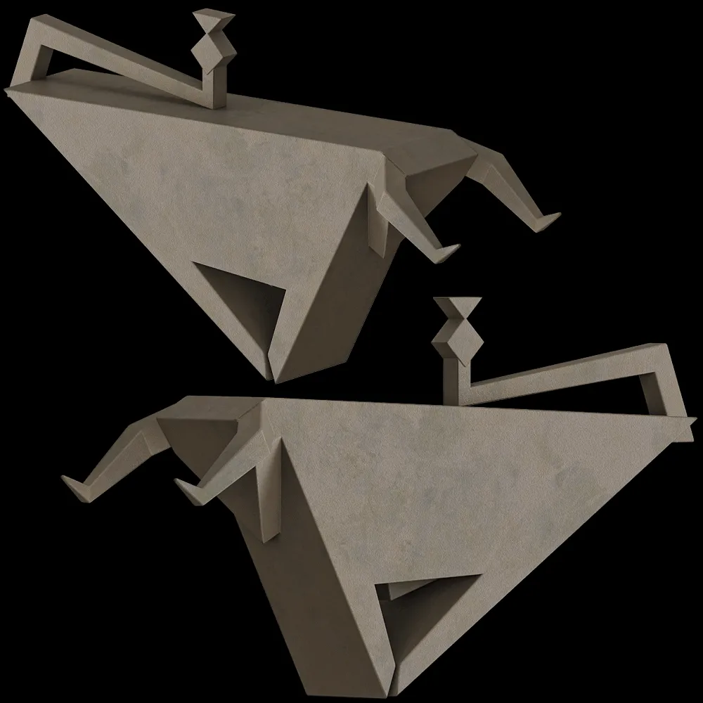 Harutyun Karapetyan  – Sculpture Bull 3ds Max