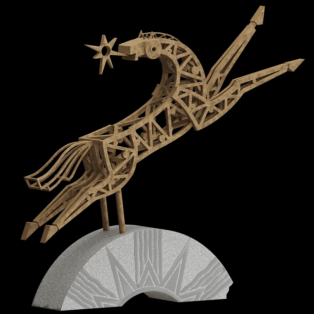 Harutyun Karapetyan  – Sculpture Horse 2 3ds Max