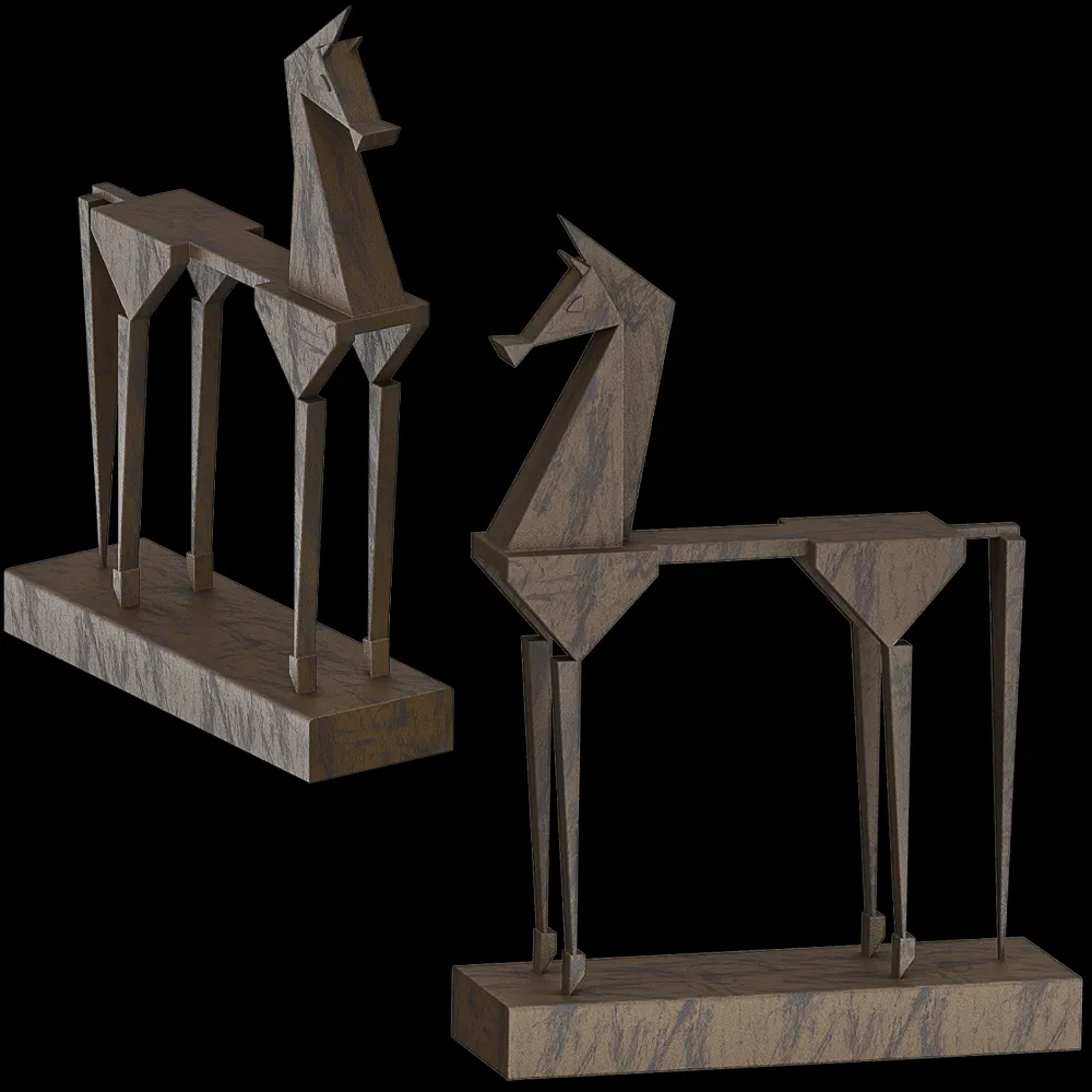Harutyun Karapetyan  – Sculpture Horse 3ds Max