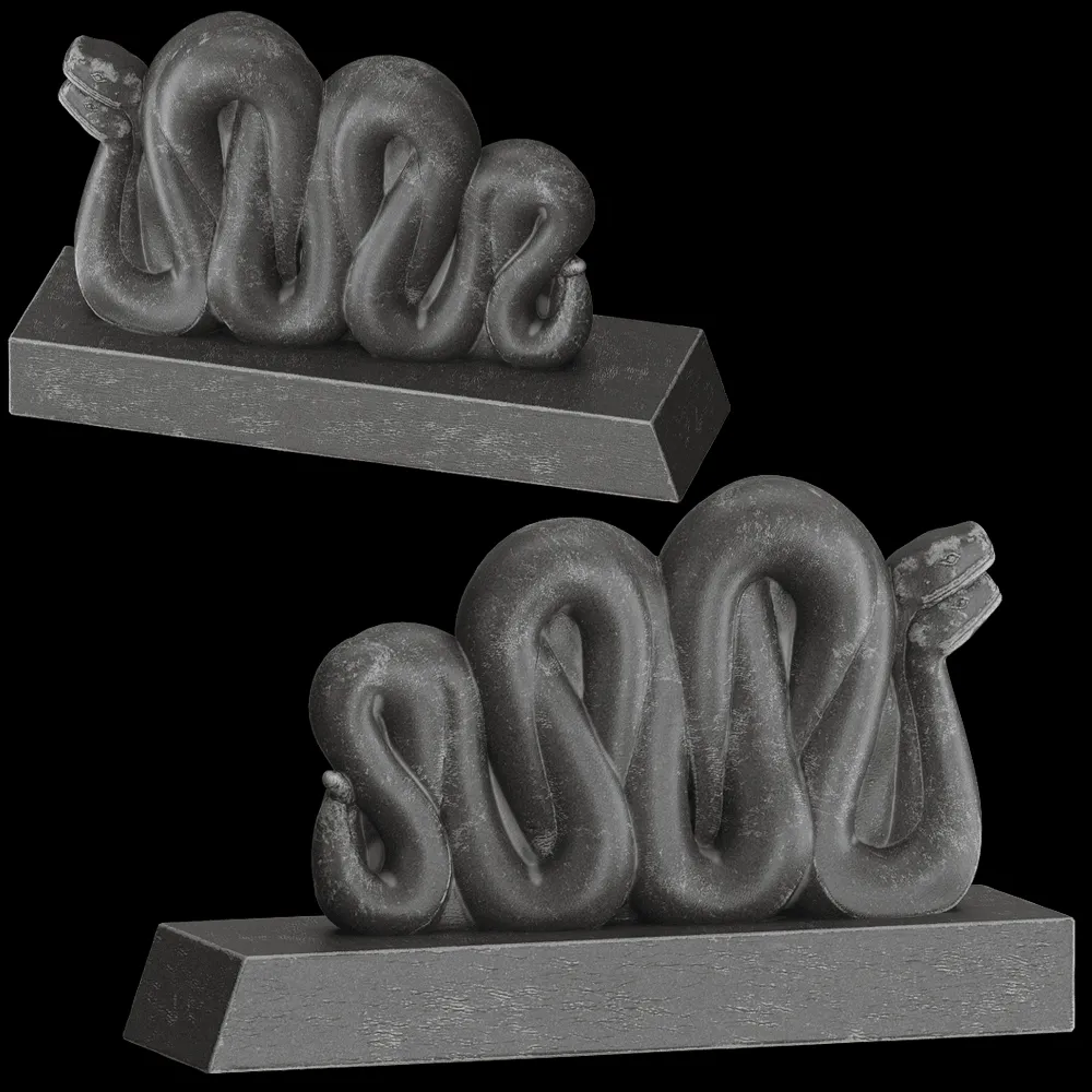 Harutyun Karapetyan  – Sculpture Snake 3ds Max