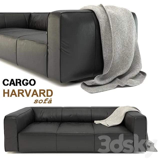 Harvard sofa 3ds Max