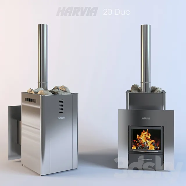 Harvia 20 Duo 3DS Max Model