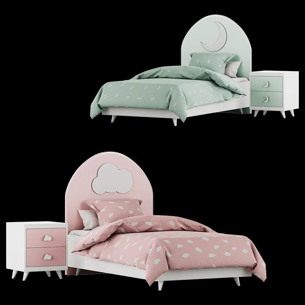 Hasan Guner – Bed Moon Cloud 3ds Max