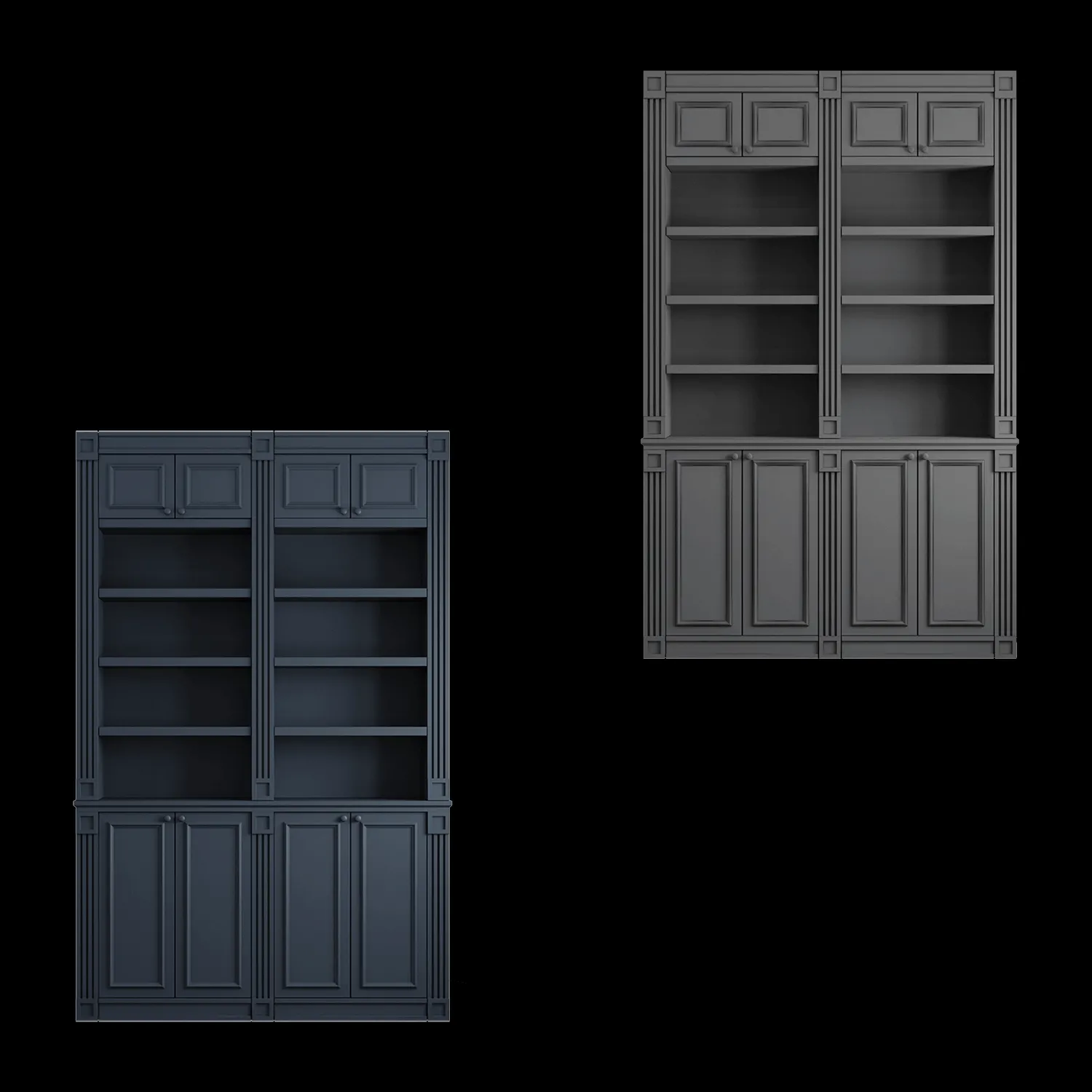 Hasan Guner – Bookcase 3ds Max