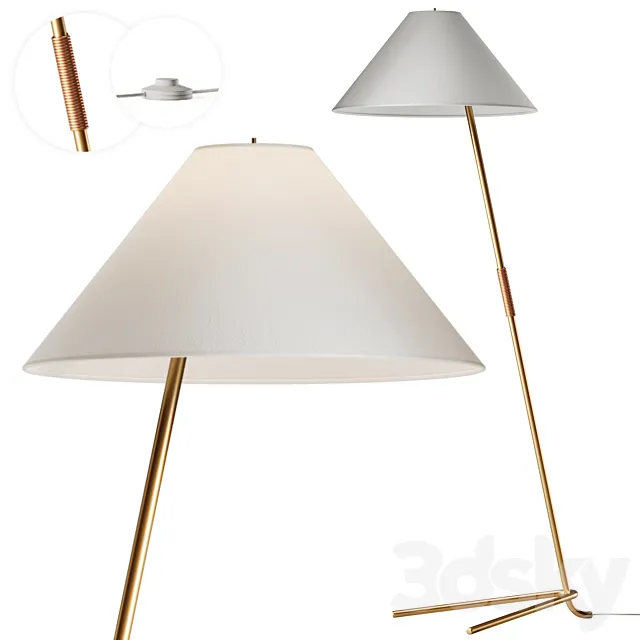 Hase BL Floor Lamp by Kalmar 3ds Max