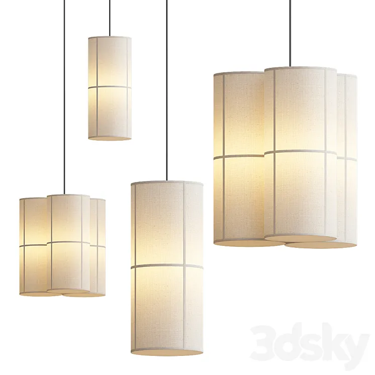 Hashira Pendant Lamps 3DS Max