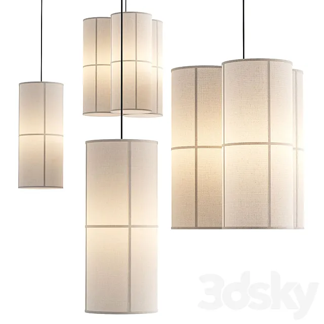 Hashira Pendant Lamps 3dsMax Model