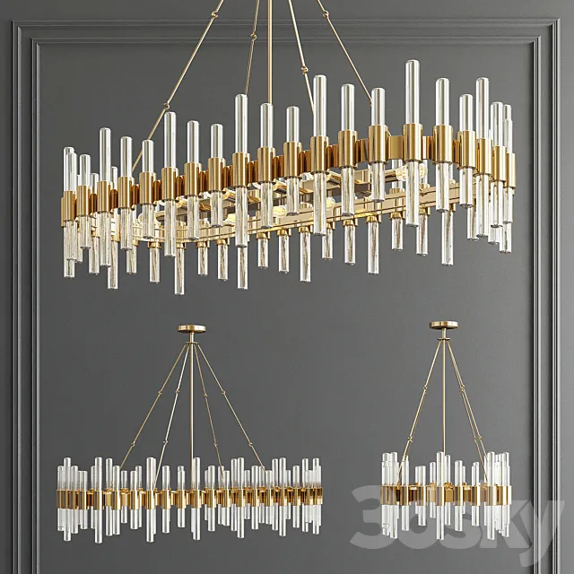 Haskell Chandelier By Arteriors_2 3DS Max Model