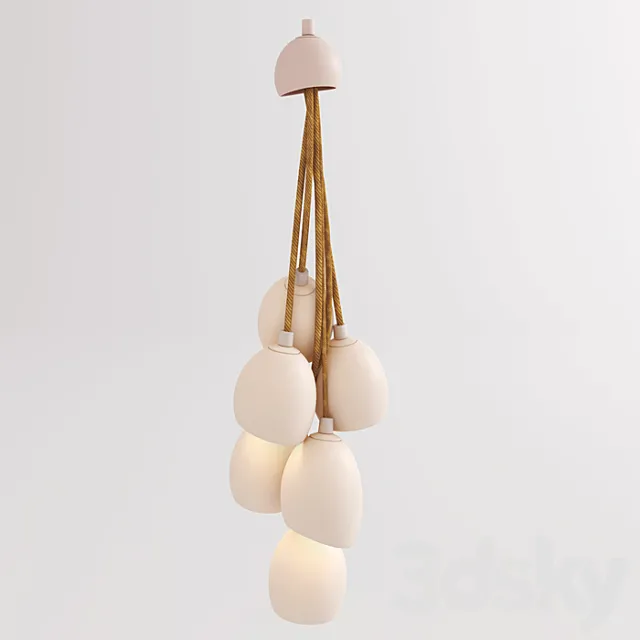 hassiba ceiling light 3ds Max