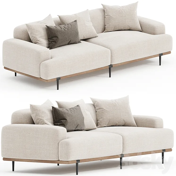 Hastings Sofa 97 Irving Flax 3DS Max