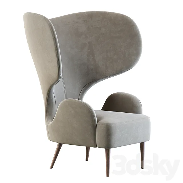 Hathi Side Chair 3ds Max