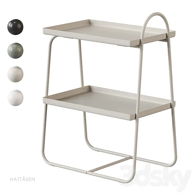 HATTASEN IKEA side table 3ds Max