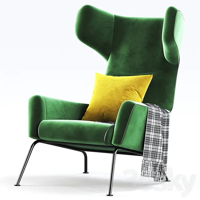 Havana Wing Chair 3DS Max Model