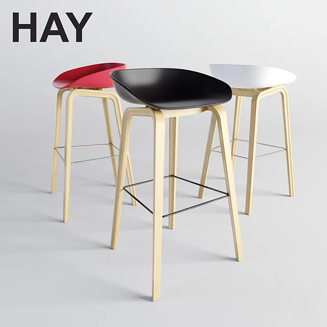 HAY About A Stool (AAS 38) 3DS Max Model