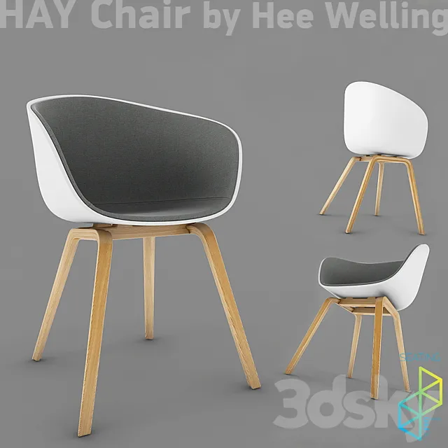 HAY Chair – 4 types 3DSMax File