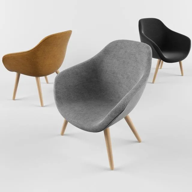 HAY LOUNGE CHAIR AAL82 3dsMax Model