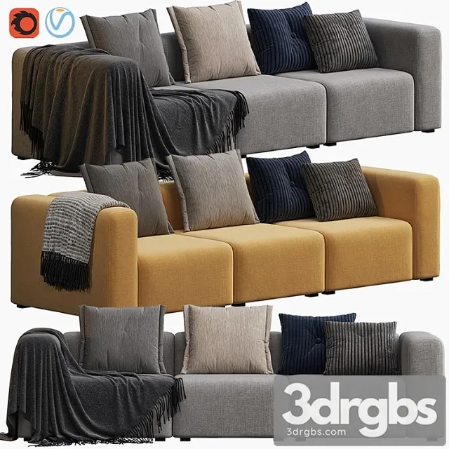 Hay mags 3 seater combination 1