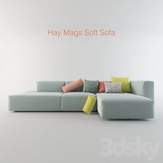 Hay Mags Soft Sofa 3DSMax File