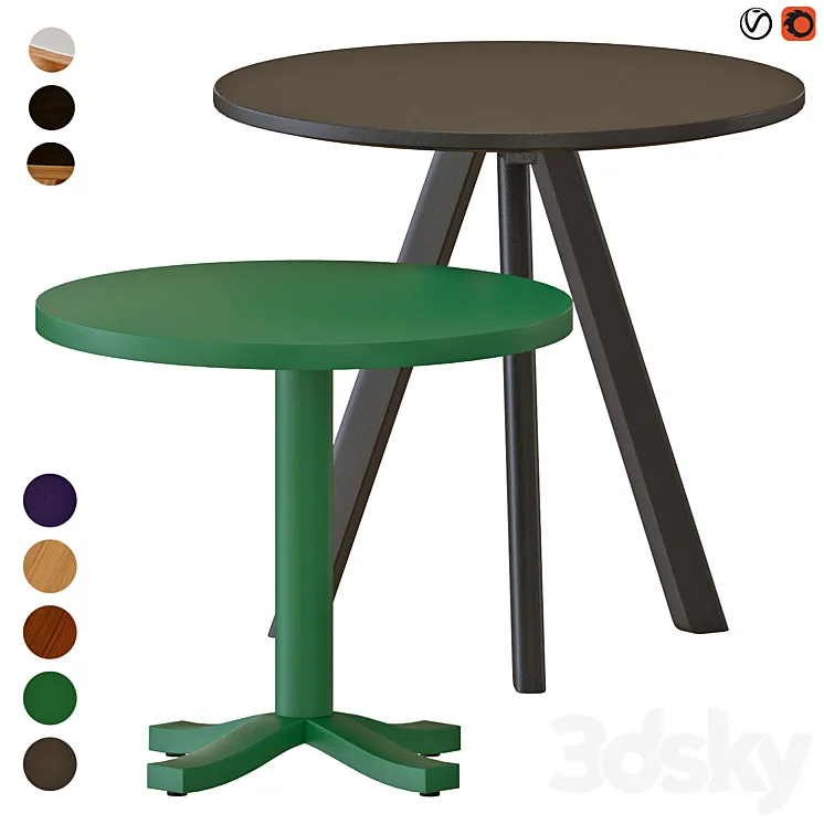 HAY PASTIS COFFEE TABLE 3DS Max Model