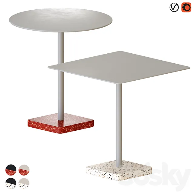 HAY TERRAZZO TABLE 3ds Max