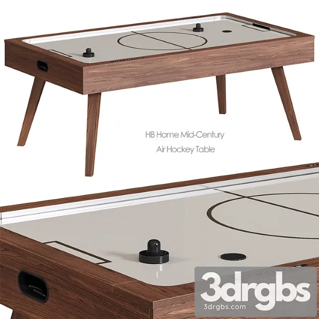 Hb home mid-century air hockey table west elm 3dsmax Download