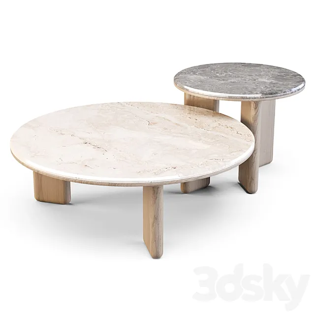 HC28: Oasis – Coffee and Side Tables 3DS Max Model