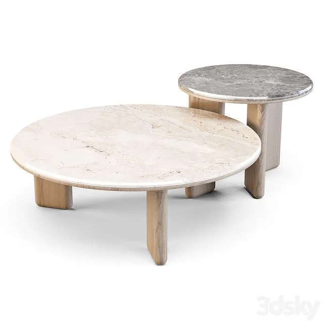 HC28 Oasis – Coffee and Side Tables 3dsMax Model