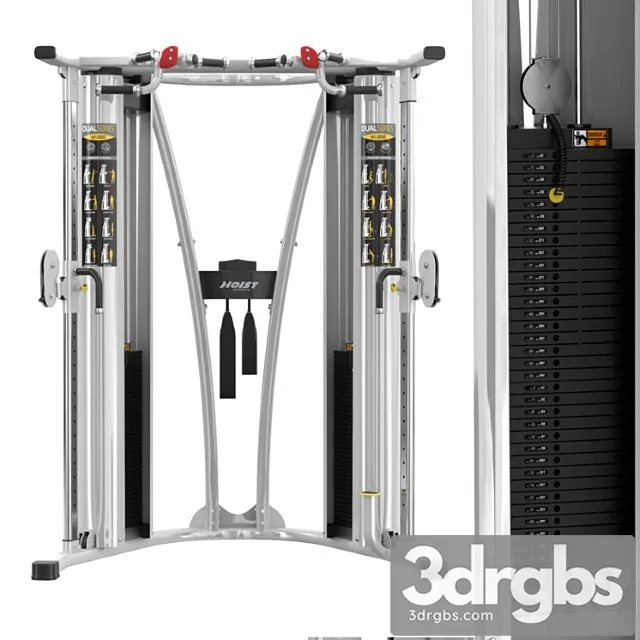 Hd 3000 dual pulley functional trainer