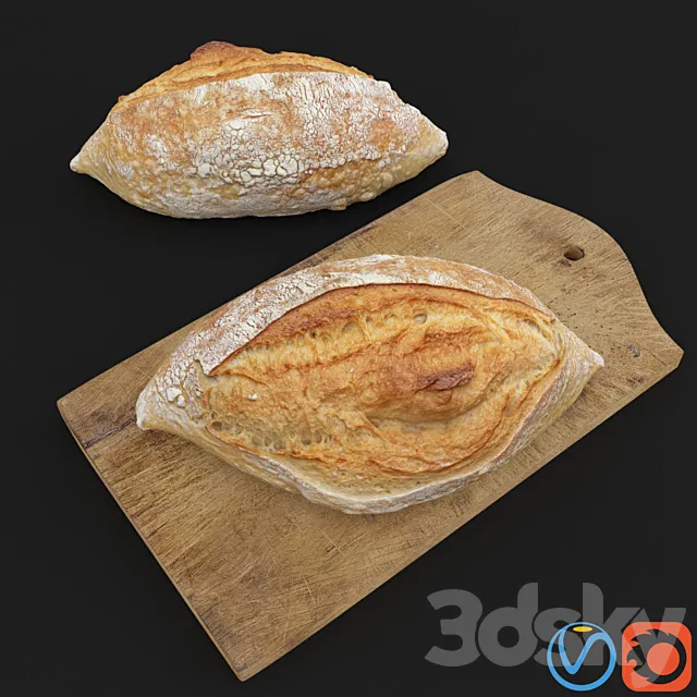 HD Realistic Farmer French Bread 3ds Max