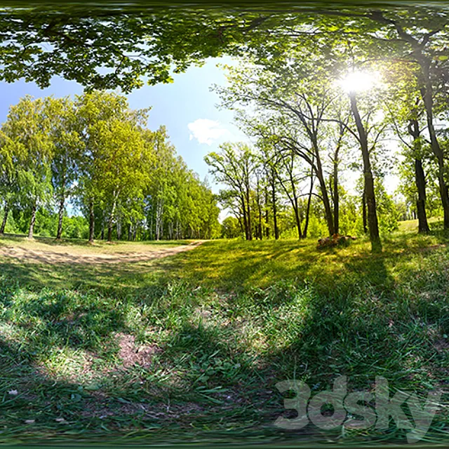 HDRI Forest 3DS Max Model