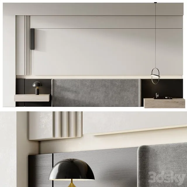 Headboard 3 3dsMax Model