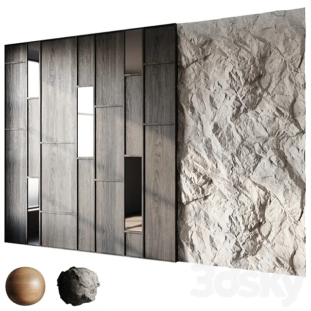 Headboard 3d Wall Panel 15 3ds Max