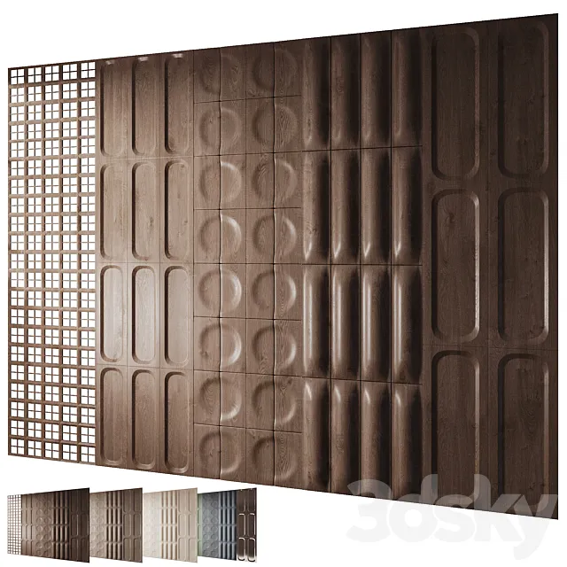 Headboard 3d Wall Panel 2 3dsMax Model