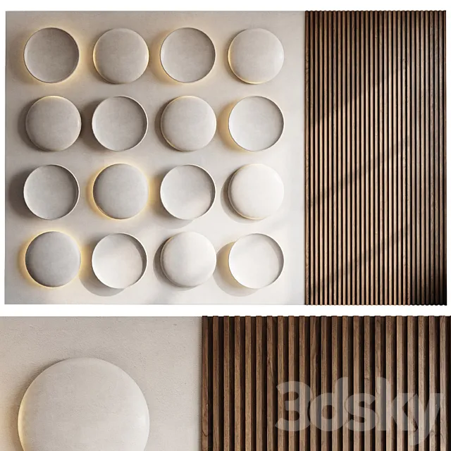 Headboard 3d Wall Panel 29 3ds Max