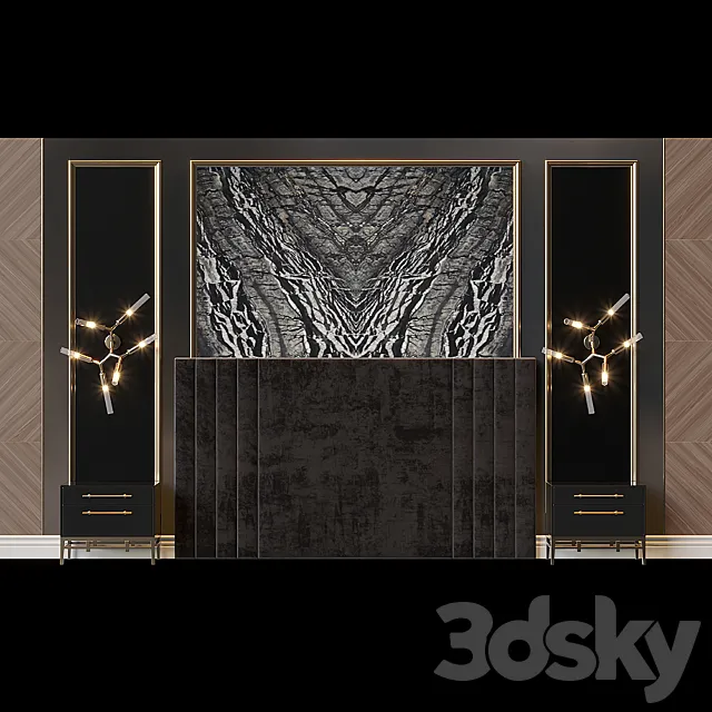 Headboard 3ds Max