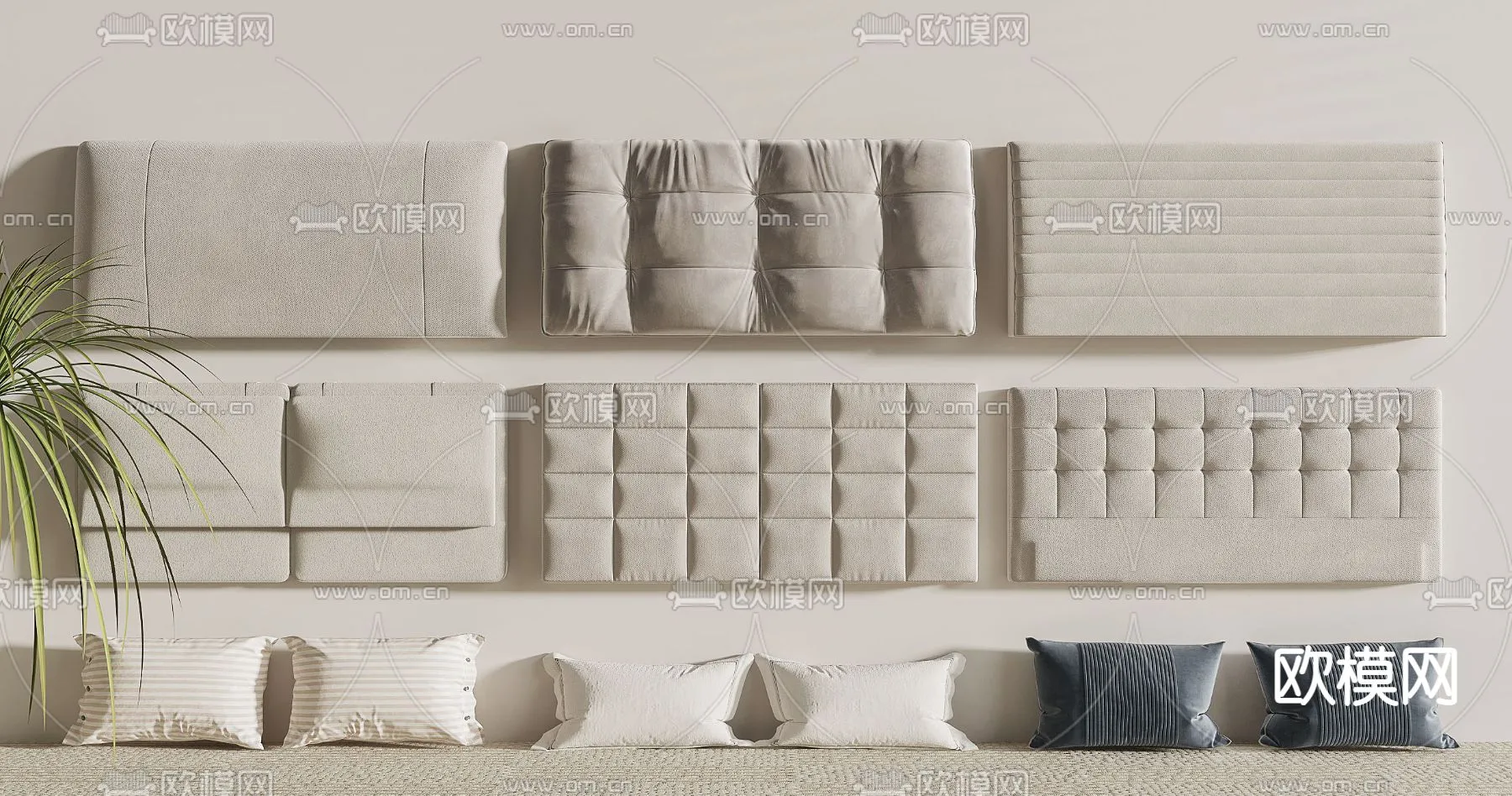 Headboard – Bedboard – Modern 3D Models – 073