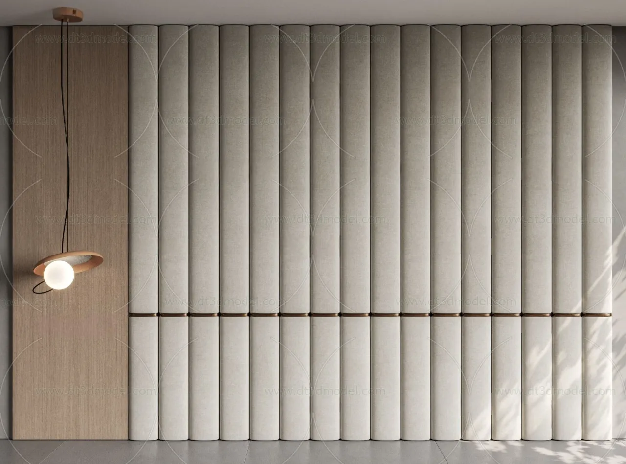 Headboard for Bed 3D Models – 3DSKY – 050 – VRAY Render