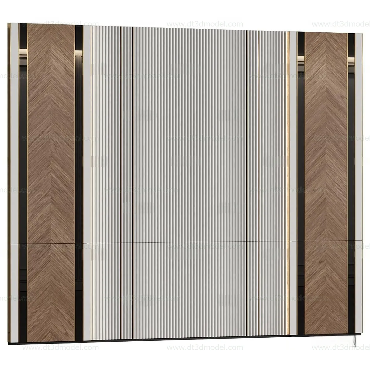 Headboard for Bed 3D Models – 3DSKY – 080 – CORONA Render