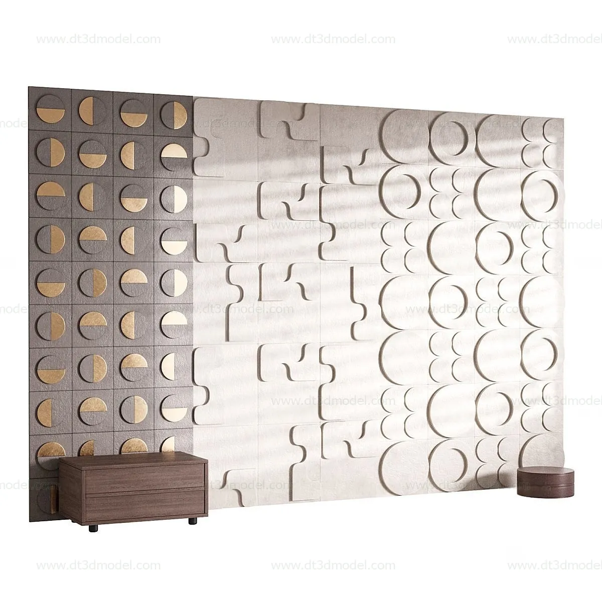 Headboard for Bed 3D Models – 3DSKY – 083 – CORONA Render