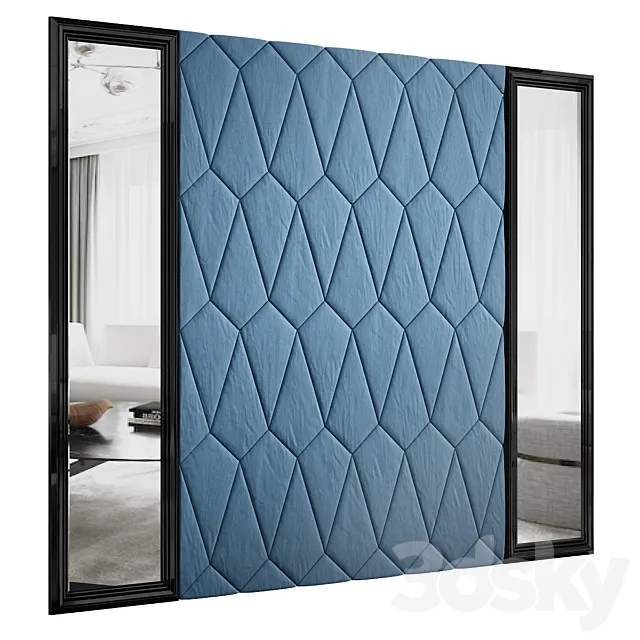 Headboard for interior №4 3ds Max
