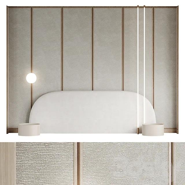 Headboard Line 3DS Max Model